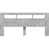  LED uzglavlje siva boja betona 220x18,5x103,5 cm | shoptok.hr
