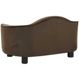 SOFA za pse smeđa 67 x 47 x 36 cm plišana | shoptok.hr