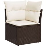 vidaXL 8-dijelni set vrtnih sofa s jastucima smeđi od poliratana | shoptok.hr