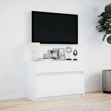 TV ormarić LED bijeli 91x34x61 cm od konstruiranog drva | shoptok.hr