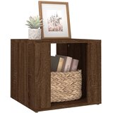 Maison Chic Noćni ormarić Smeđi hrast 41 x 40 x 36 cm od konstruiranog drva | shoptok.hr