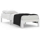 Furnova Posteljni okvir bel iz trdnega lesa 75x190 cm, (21934611) | Shoptok.si