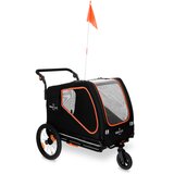 Nomad Tales Spirit kolesarska prikolica, v barvi ebenovine/mandarine - D 145 x Š 72 x V 102 cm, do 45 kg | Shoptok.si