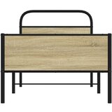  Okvir kreveta bez madraca boja hrasta sonome 80 x 200 cm drveni | shoptok.hr