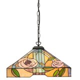  Endon 64384 - Luster na lancu Tiffany WILLOW 3xE27/60W/230V | Eponuda.com