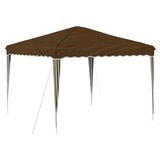  Rastezljivi šator za svadbe - šator za zabave Sivo-smeđa 288 x 288 x 245 cm - Sivo-smeđa Bez bočnog zida | shoptok.hr
