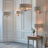  Endon 94403 - Zidna svetiljka HIGHCLERE 2xE14/40W/230V siva/mat hrom | Eponuda.com
