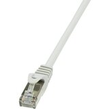 Logilink CP1022S RJ45 omrežni kabel\, Patch kabel CAT 5e F/UTP 0.50 m siva 1 kos, (20419597) | Shoptok.si
