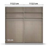 Modern Living Omara Z Drsnimi Vrati Feldkirch, Barva Šampanjca | Shoptok.si