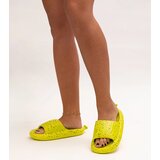 Gemre Green flip-flops with wide strap Hekssa | Shoptok.si