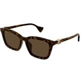Gucci GG1596SK 003 ONE SIZE (55) Havana/Rjava Cene