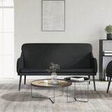 vidaXL klop črna 110x76x80 cm umetno usnje | Shoptok.si