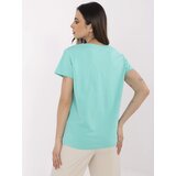 BASIC Feel Good T-shirt-CLM-TS-1639.12-turquoise | shoptok.hr