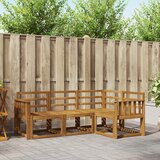  Set vanjskih sofa 4 kom. Prirodna Čvrsto drvo akacije | shoptok.hr