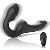 Ibiza Strapless Vibrator with Remote Control Push Button Black | Shoptok.si