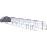 Vanjski kokošinjac 3 x 24 x 2 m od pocinčanog čelika | shoptok.hr