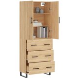  Visoka komoda hrasta sonome 69 5x34x180cm od konstruiranog drva | shoptok.hr