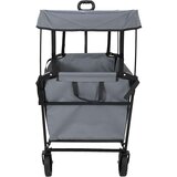  Sklopiva ručna kolica Siva 105 x 56.5 x 116 cm Oxford tkanina - Siva | shoptok.hr