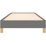  Okvir za krevet bez madraca tamnosivi 90x200 cm od tkanine | shoptok.hr