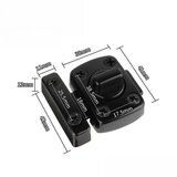 INF Zapah za drsna vrata - na enak ključ Black S, (21839416) | Shoptok.si