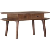  Stolić za kavu 100 x 50 x 46 cm od masivnog bagremovog drva | shoptok.hr