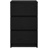  Noćni ormarići s 3 ladice 2 kom crni 39x35x65 cm | shoptok.hr