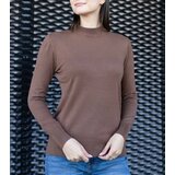  Brown classic loose-fit sweater Essana | shoptok.hr
