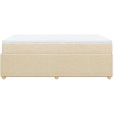 vidaXL Krevet box spring s madracem krem 120 x 190 cm od tkanine | shoptok.hr