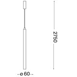 Ideal Lux led luster na sajli ultrathin LED/11,5W/230V cri 90 crna | Eponuda.com