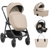 Kikka Boo Kolica Modena 3in1 set sa I-SIZE I-Prime autosedištem i tvrdom korpom Beige KKB11279 Cene