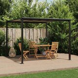  Vrtni gazebo Antracit 3x3 m Aluminij, (21830683) Cene