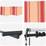  Skrovita tenda Žuta i narančasta 450 × 300 cm | shoptok.hr