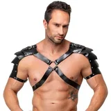 Leather Chest & Shoulders Harness 2010283 Black S/M/L