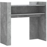 Maison Chic konzolna miza - miza ob steni betonsko siva 100x35x90 cm inženirski les, (21785798) Cene