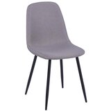 XXXL Stol Mona, Siva, Črne Noge | Shoptok.si