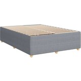  Krevet s oprugama i madracem svjetlosivi 140x190 cm od tkanine | shoptok.hr