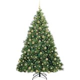 vidaXL Umjetno božićno drvce s stalakom Zelena 180 cm PE i PVC | shoptok.hr