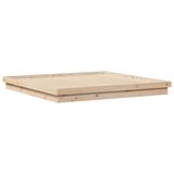  Okvir za krevet Prirodna 200 x 200 cm Čvrsto borovo drvo | shoptok.hr