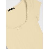 Sinsay Bluza s čipkom na dekolteu s dodatkom viskoze | shoptok.hr