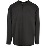 Urban Classics Bio Oversized Henley Longsleeve Black | shoptok.hr