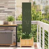vidaXL Privatnost u vrtu Rezbarija Maslinovo zelena 32 x 140 cm | shoptok.hr