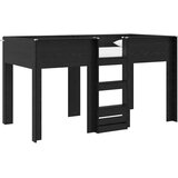  Krevet na kat za djecu Crni hrast 90 x 190 cm Konstruirano drvo | shoptok.hr