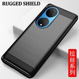 Techsuit Carbon Silicone maska za Honor X7 - crna | shoptok.hr