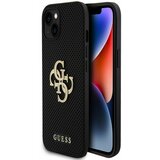 Guess PU Perforated 4G Glitter Metal Logo Zadní Kryt pro iPhone 15 Black Ovitek za telefon Vijolična Cene