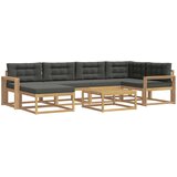  Set vanjskih sofa 7 kom. Bijela i antracit | shoptok.hr