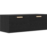 vidaXL Ormar za Zid Crni hrast 100 x 36 5 x 35 cm Konstruirano drvo - Crni hrast Cijene