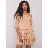 Och Bella Dress-TW-SK-BI-BF001.70-camel | Shoptok.si
