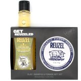 Reuzel Set za negu kose "Clay pomade + Shampoo", Cene