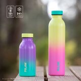MILAN Boca za vodu Sunset zeleno-lila 354ml, isotermalna, nehrđajući čelik | shoptok.hr