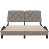 Okvir kreveta s LED-om bez madraca 140x200 cm od tkanine | shoptok.hr